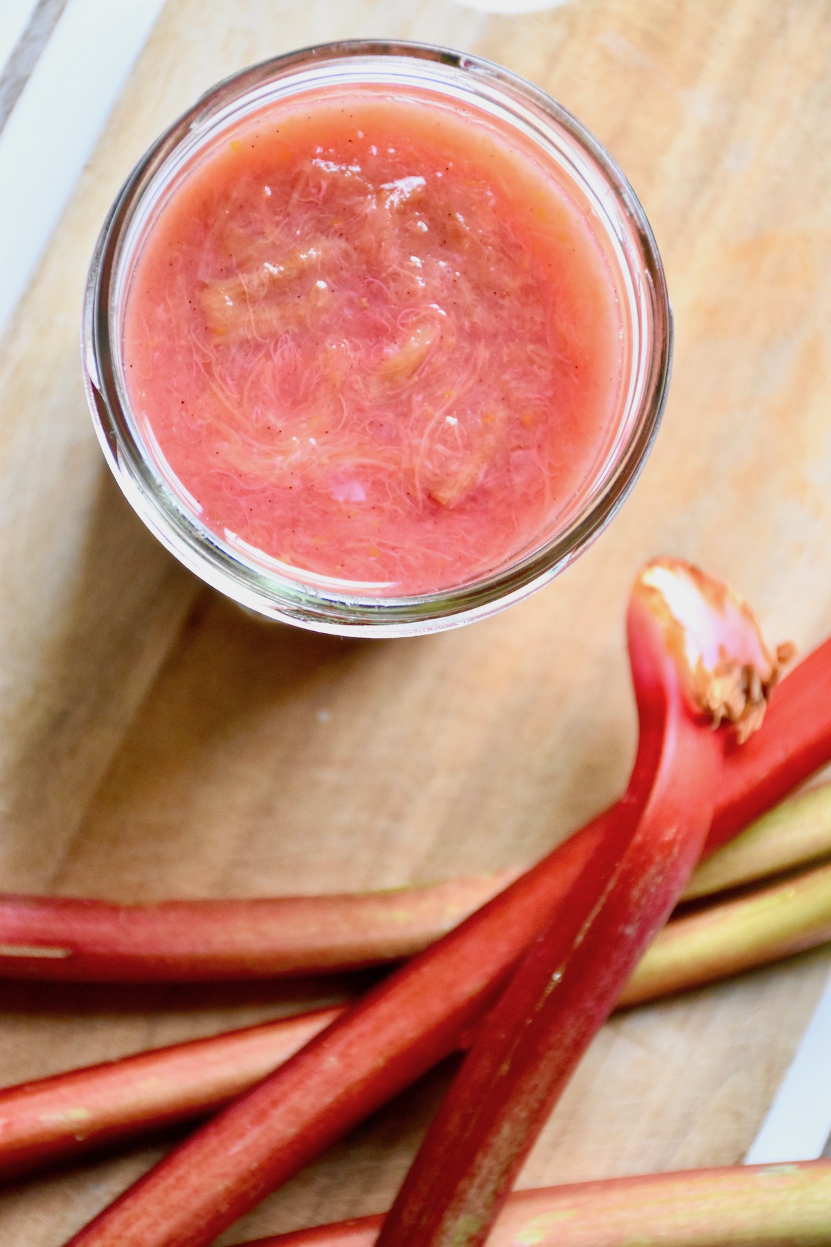 Amazing rhubarb citrus compote