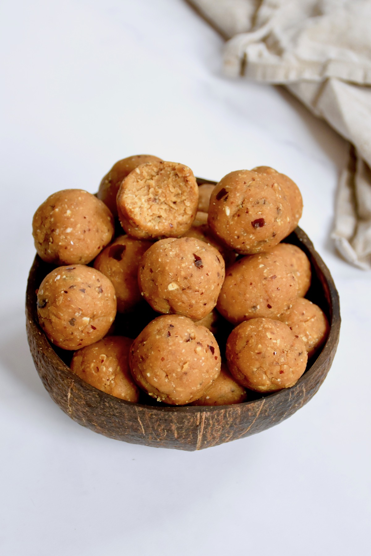 Peanut Butter Chickpea Energy Balls