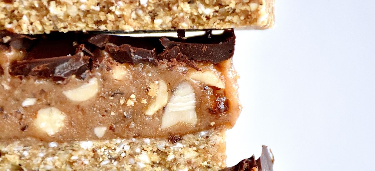 Snickers bars – vegan & glutenfree