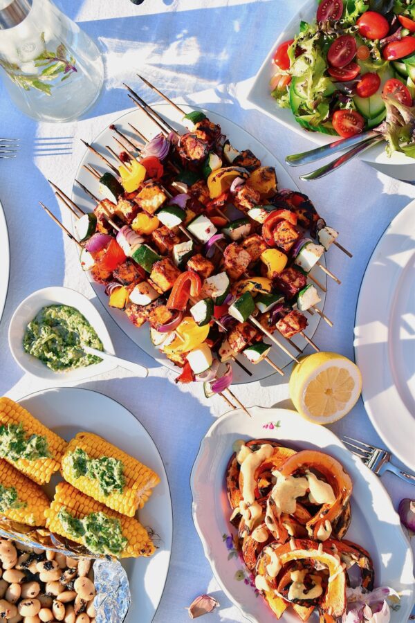 Vegan grilled table