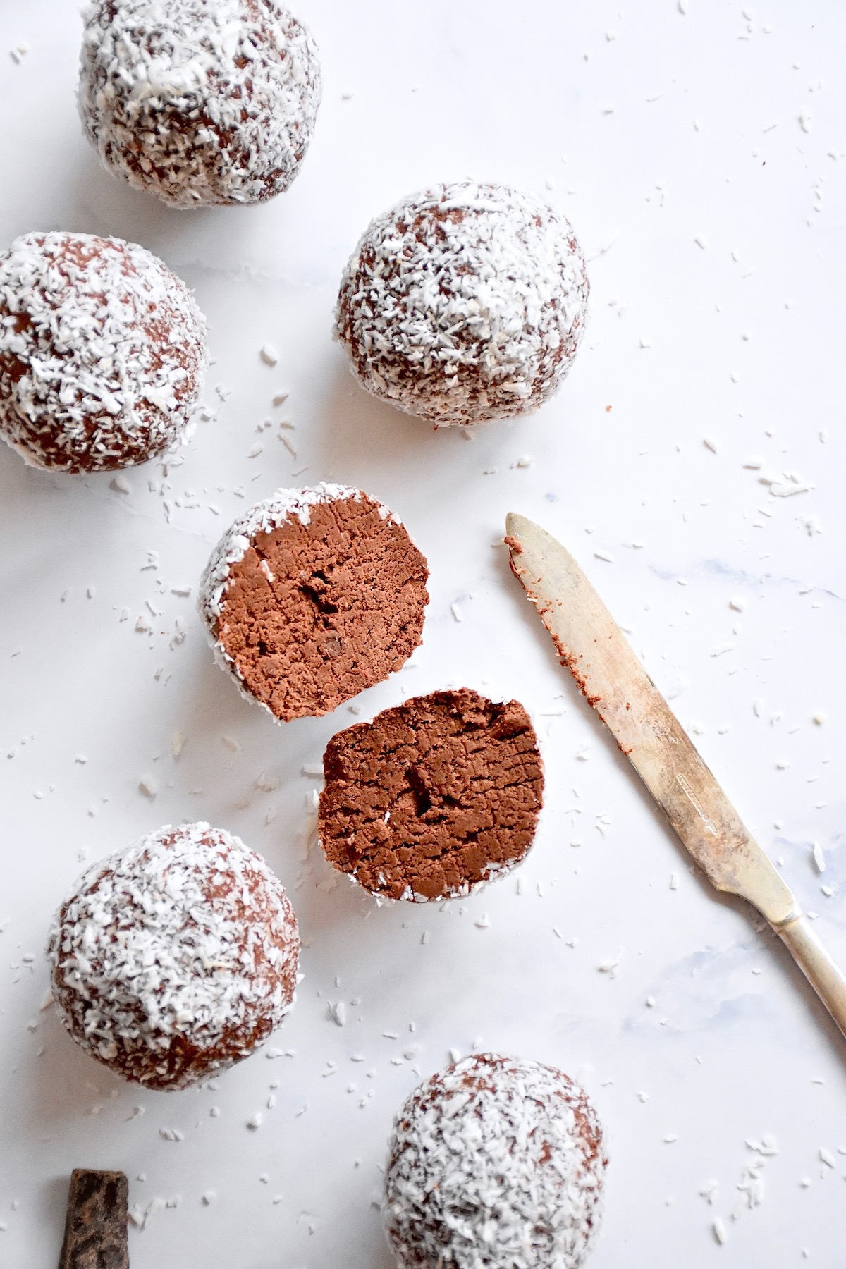 Rum Truffles (vegan + GF)