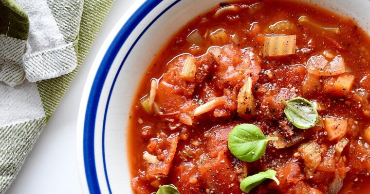Rich Baked Tomato Soup