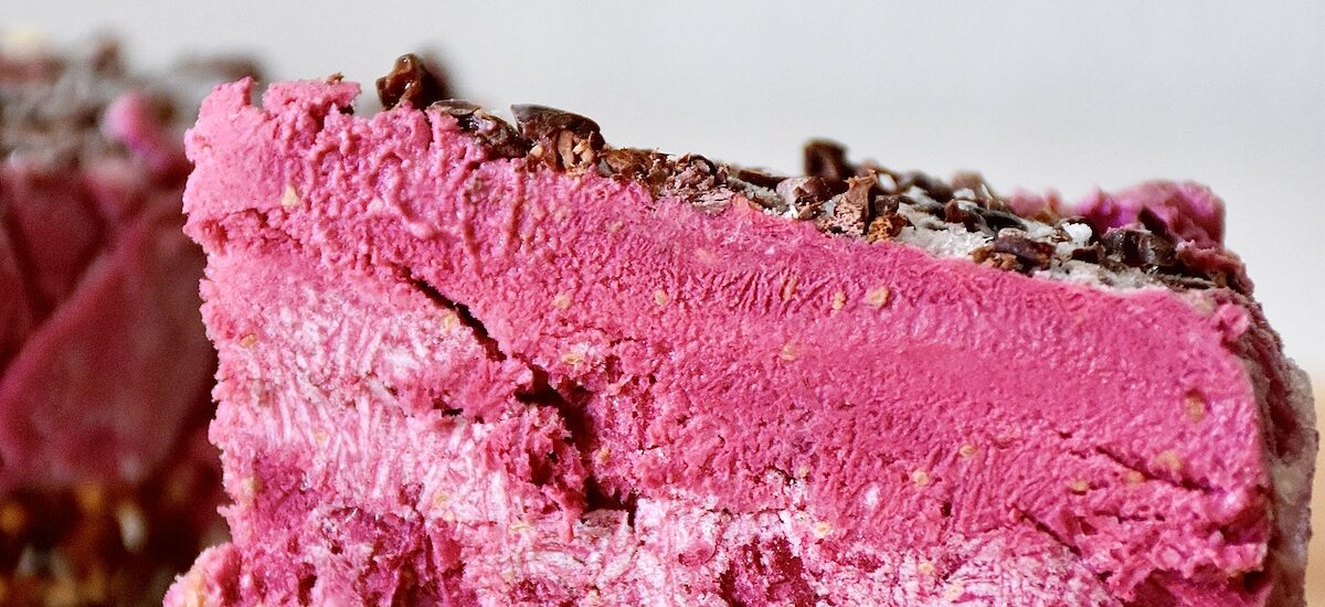Vegan Strawberry Ice Cream Cake